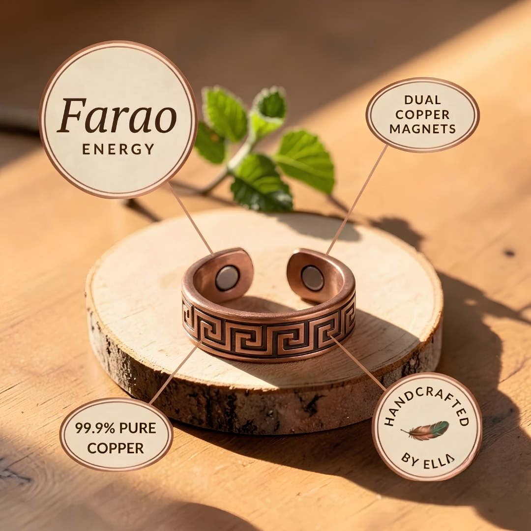 Mary's Farao Copper Ring