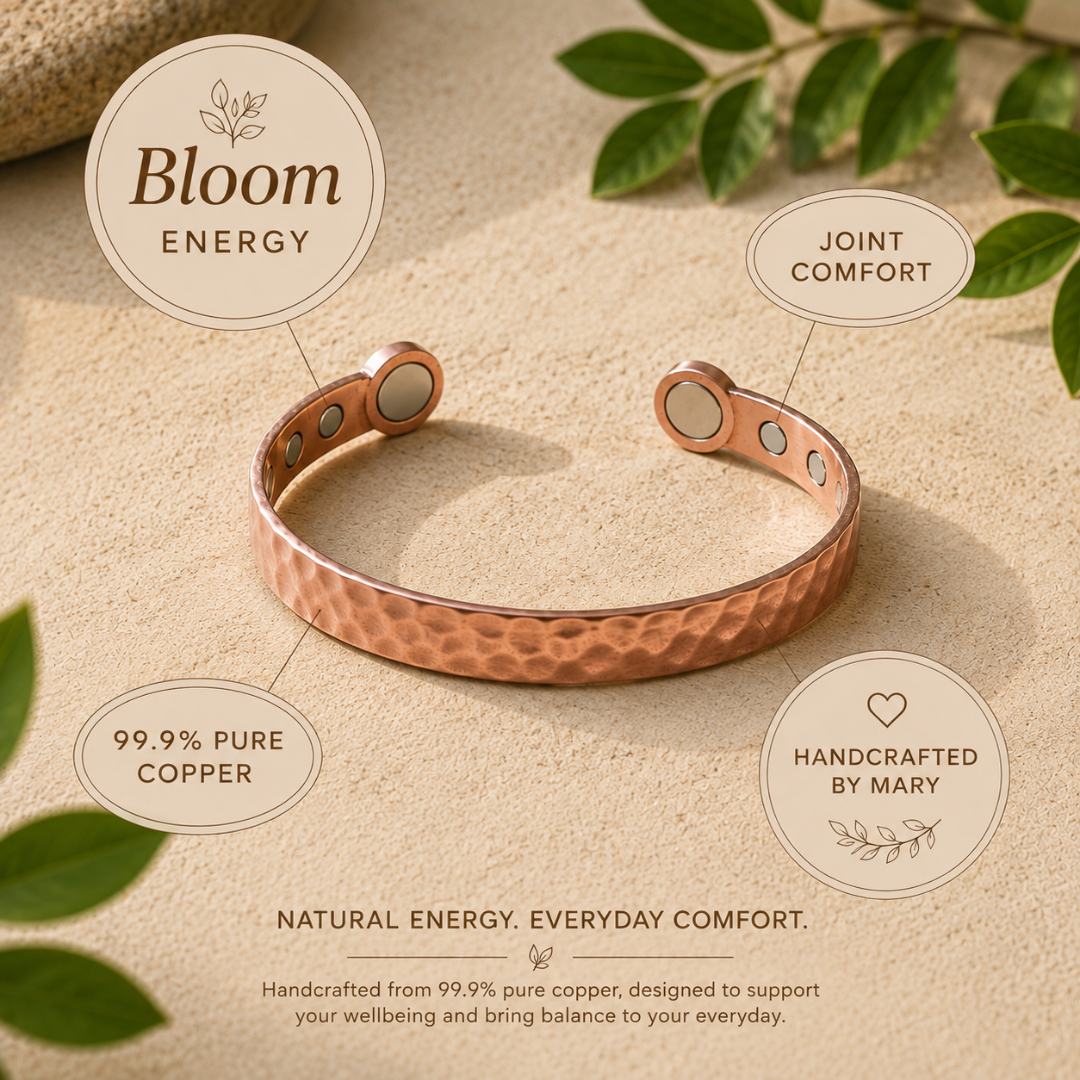 Mary's Lodestone Copper Bracelet
