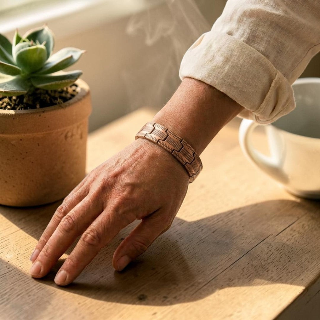 Mary's Rails Men's Copper Bracelet