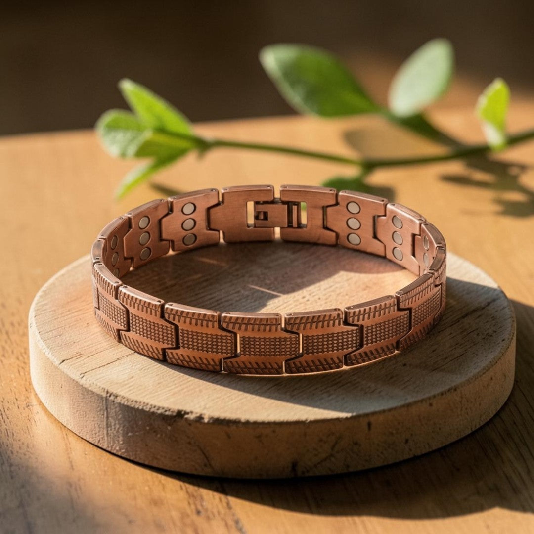 Mary's Rails Men's Copper Bracelet