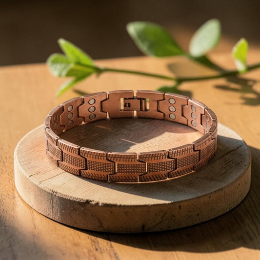 Mary's Rails Men's Copper Bracelet