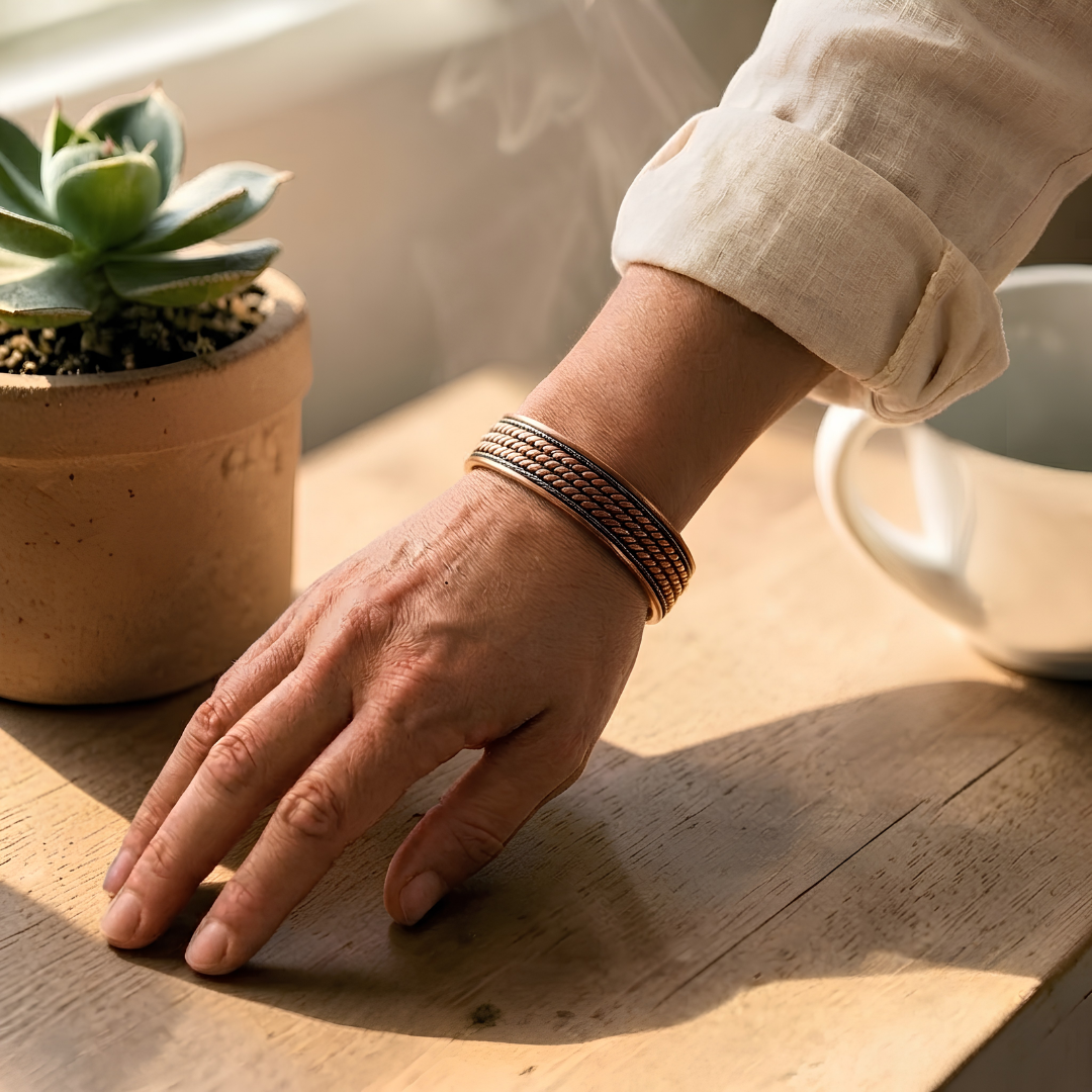 Mary's Aster Copper Bracelet