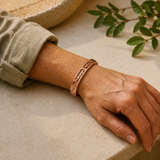 Mary's Lunar Copper Bracelet