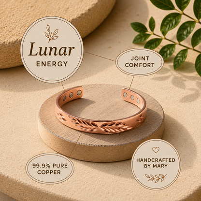 Mary's Lunar Copper Bracelet