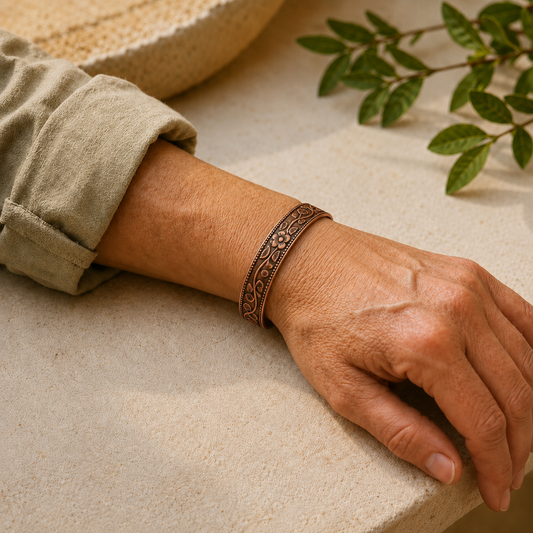 Mary's Knell Copper Bracelet