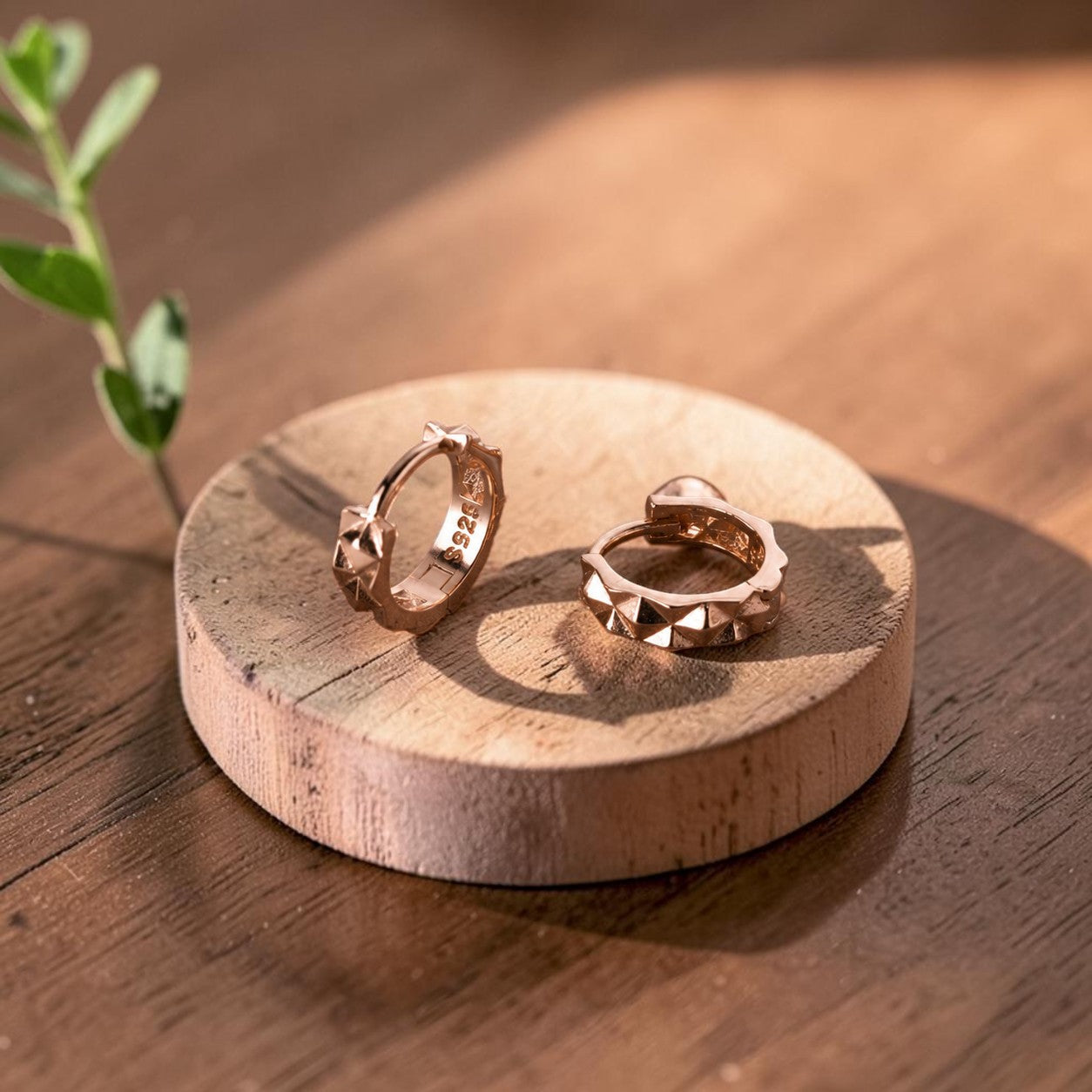 Mary's Spike Copper Earrings