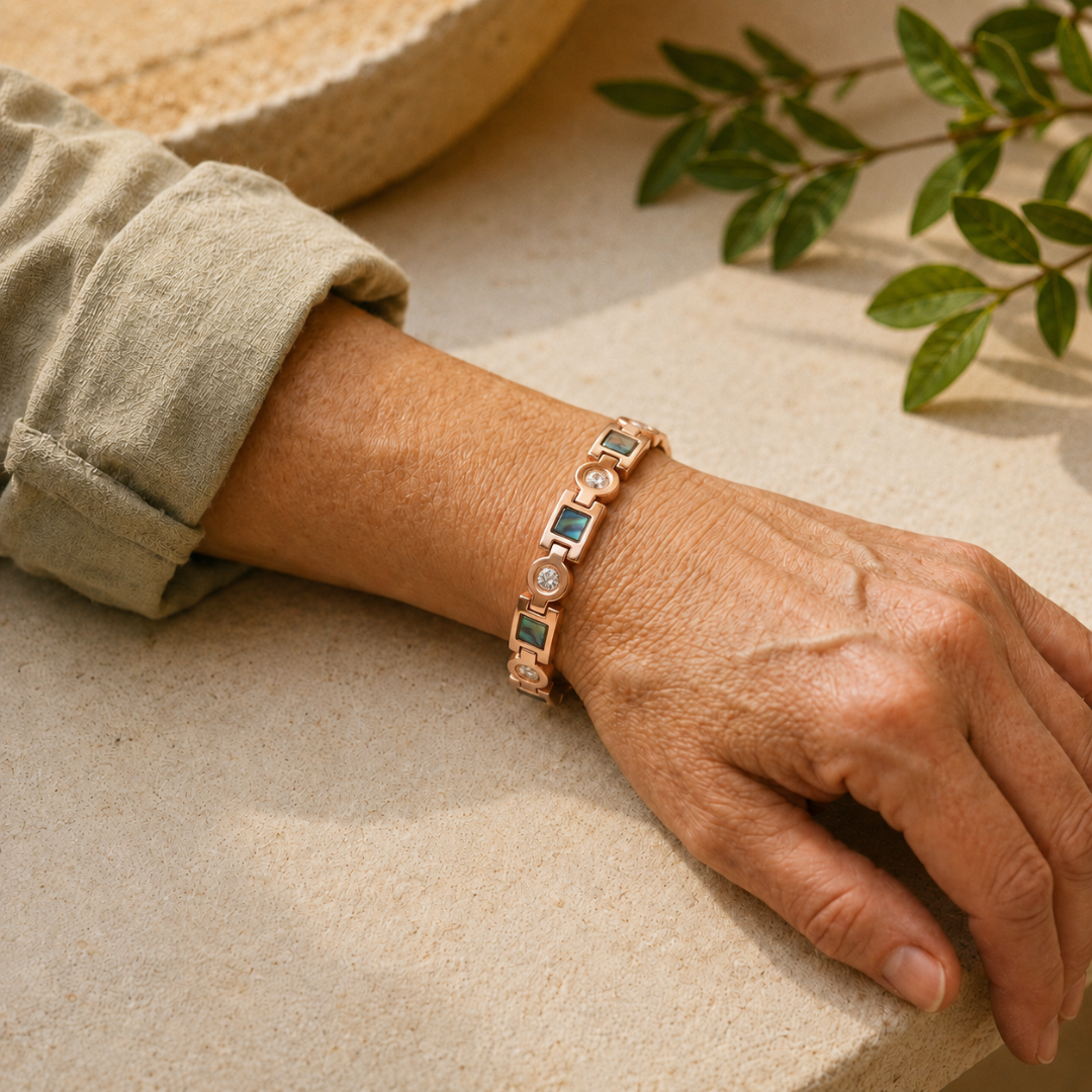 Mary's Salvia Big Copper Bracelet (kopie)