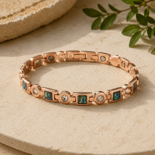 Mary's Salvia Big Copper Bracelet