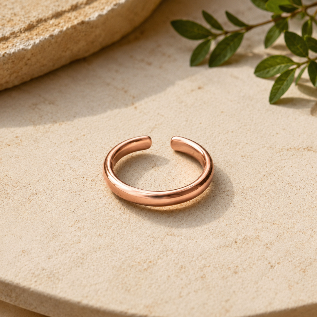 Mary's Slick Copper Toe Ring