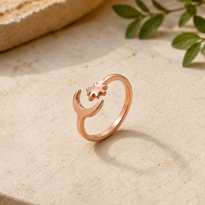 Mary's Lunar Copper Toe Ring