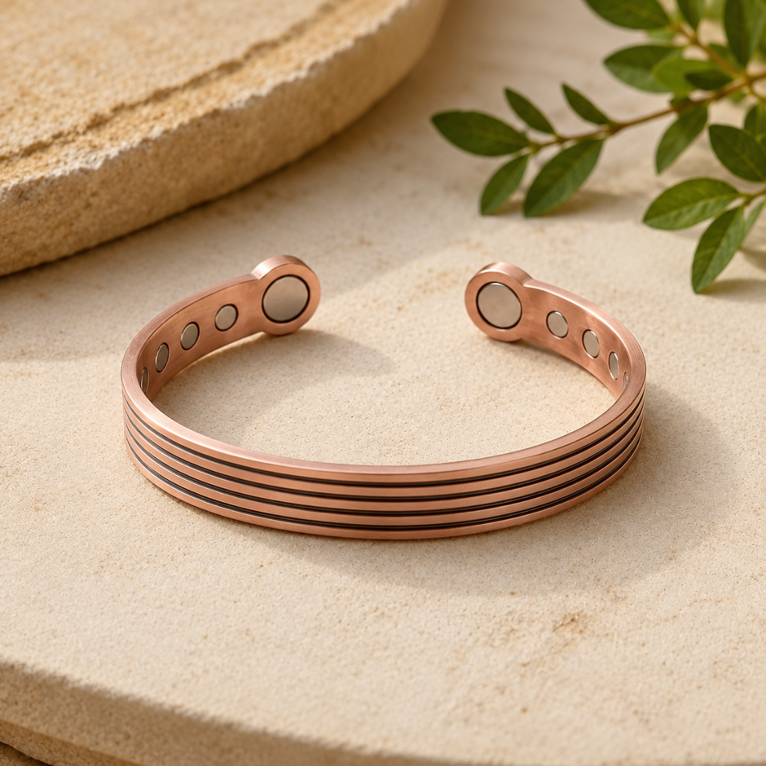 Mary's Sage Copper Bracelet