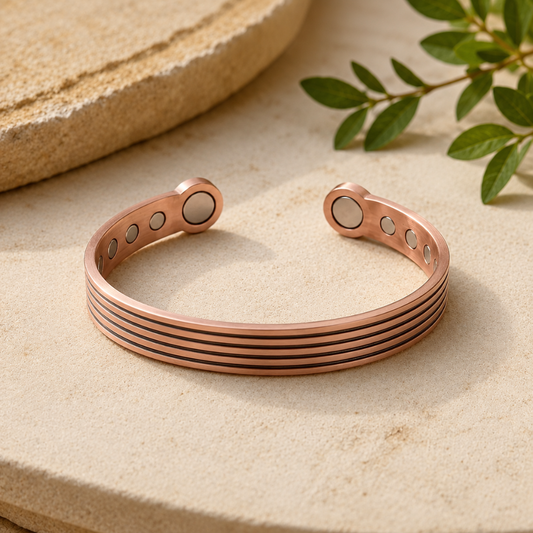 Mary's Sage Copper Bracelet