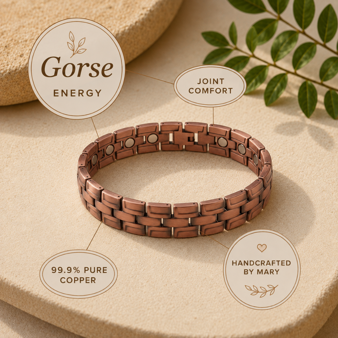 Mary's Gorse Men's Copper Bracelet