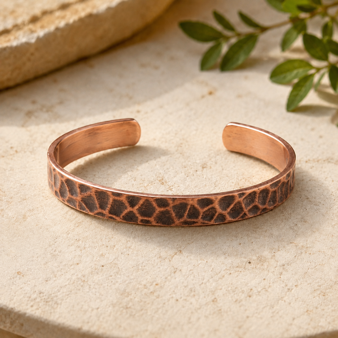 Mary's Crocus Copper Bracelet