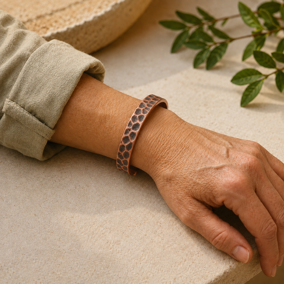 Mary's Crocus Copper Bracelet