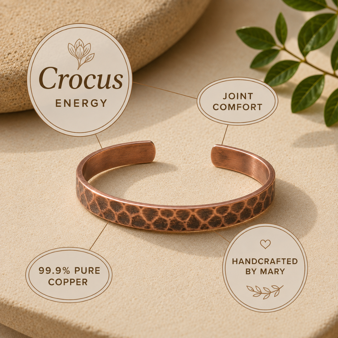 Mary's Crocus Copper Bracelet