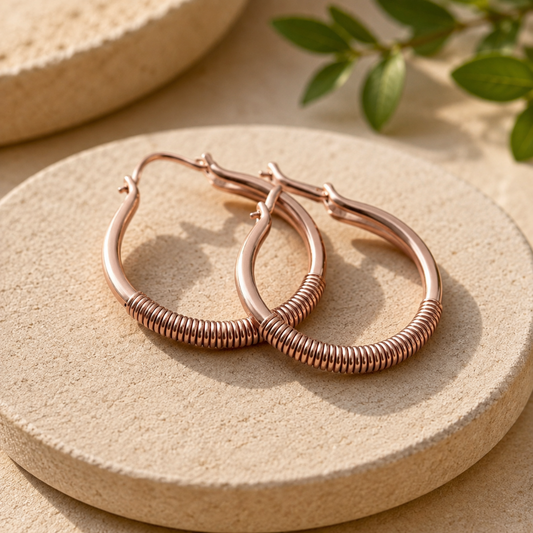 Mary's Creek Copper Earrings