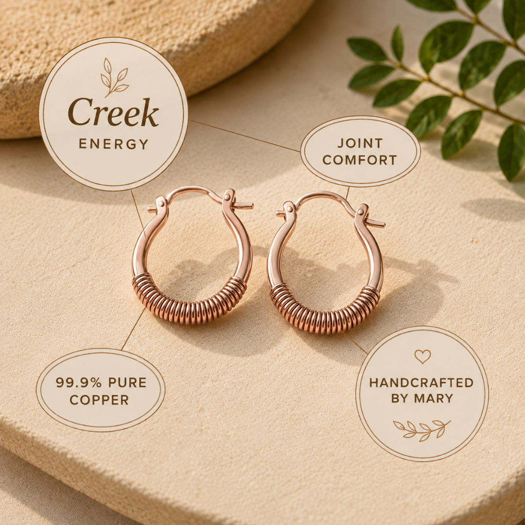 Mary's Creek Copper Earrings