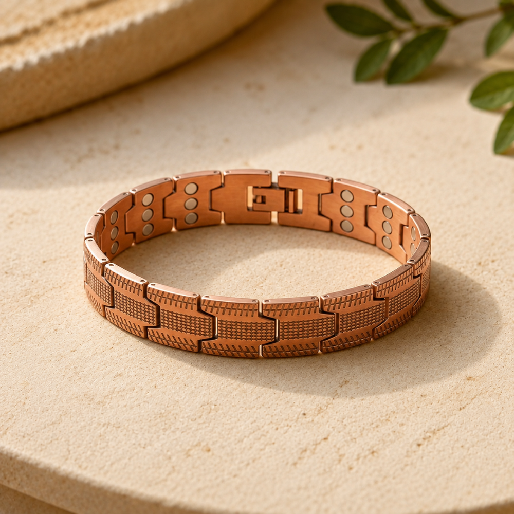 Mary's Rails Men's Copper Bracelet