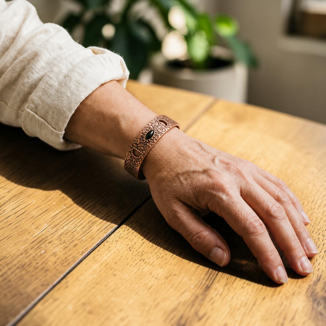 Mary's Flint Copper Bracelet