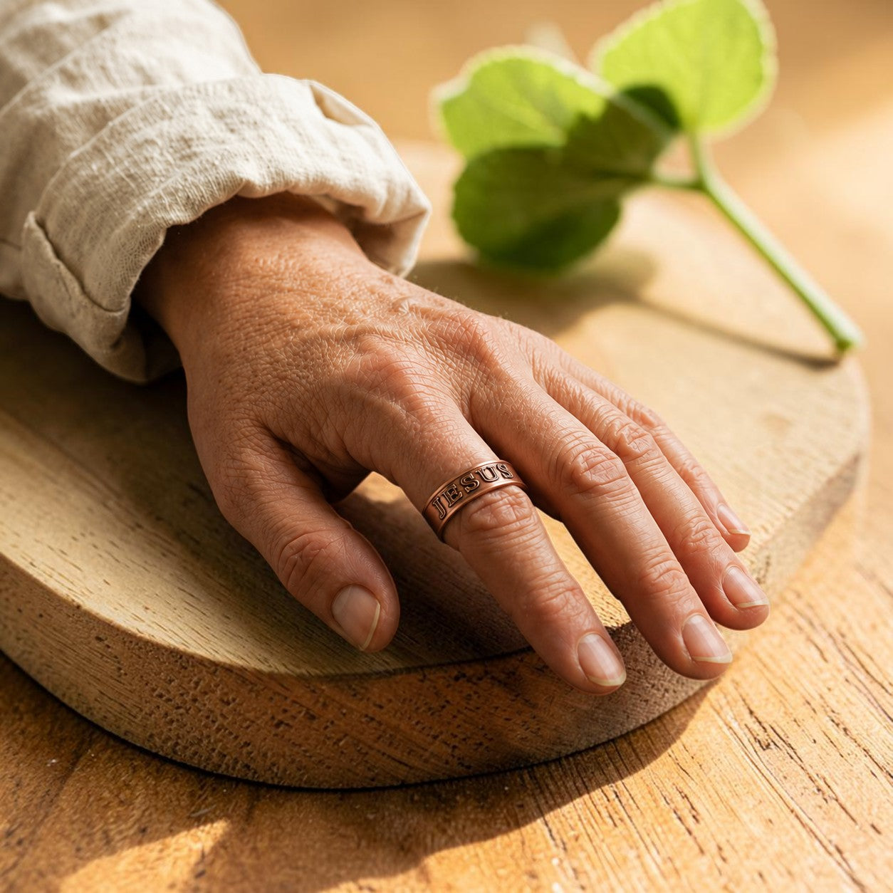Mary's Grace Copper Ring