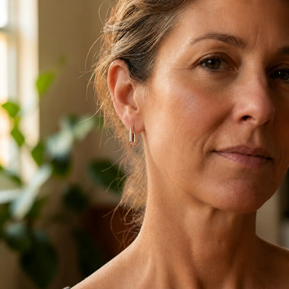 Mary's Clasp Copper Earrings