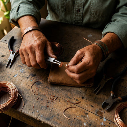 Mary's Dome Copper Earrings