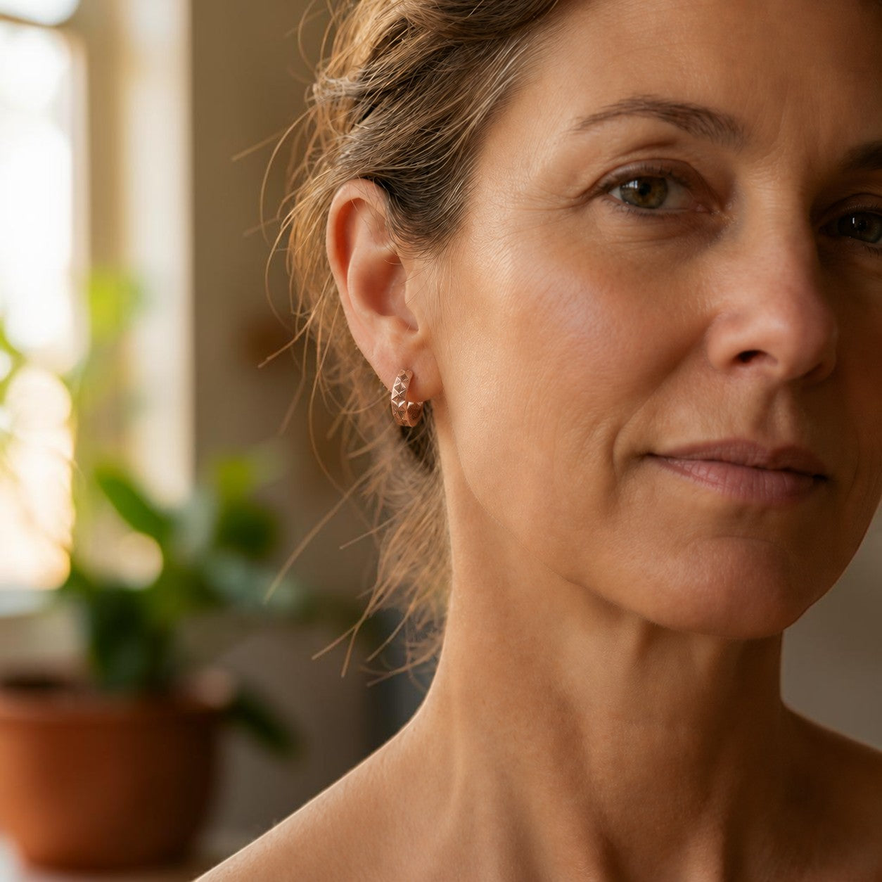 Mary's Spike Copper Earrings