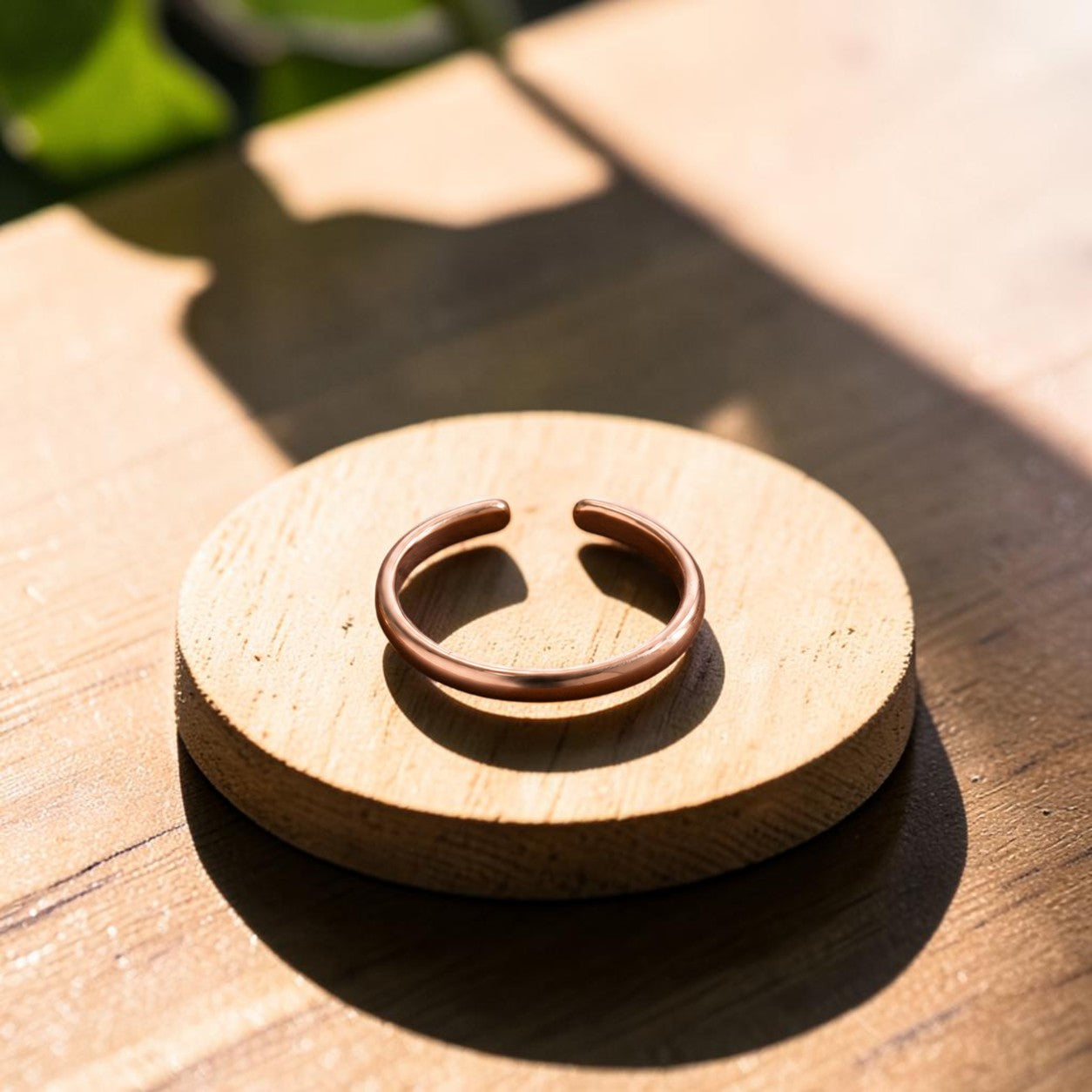 Mary's Slick Copper Toe Ring