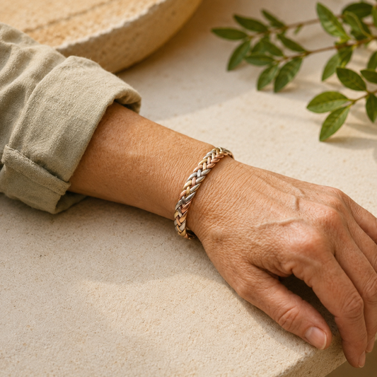 Mary's Stone Copper Bracelet