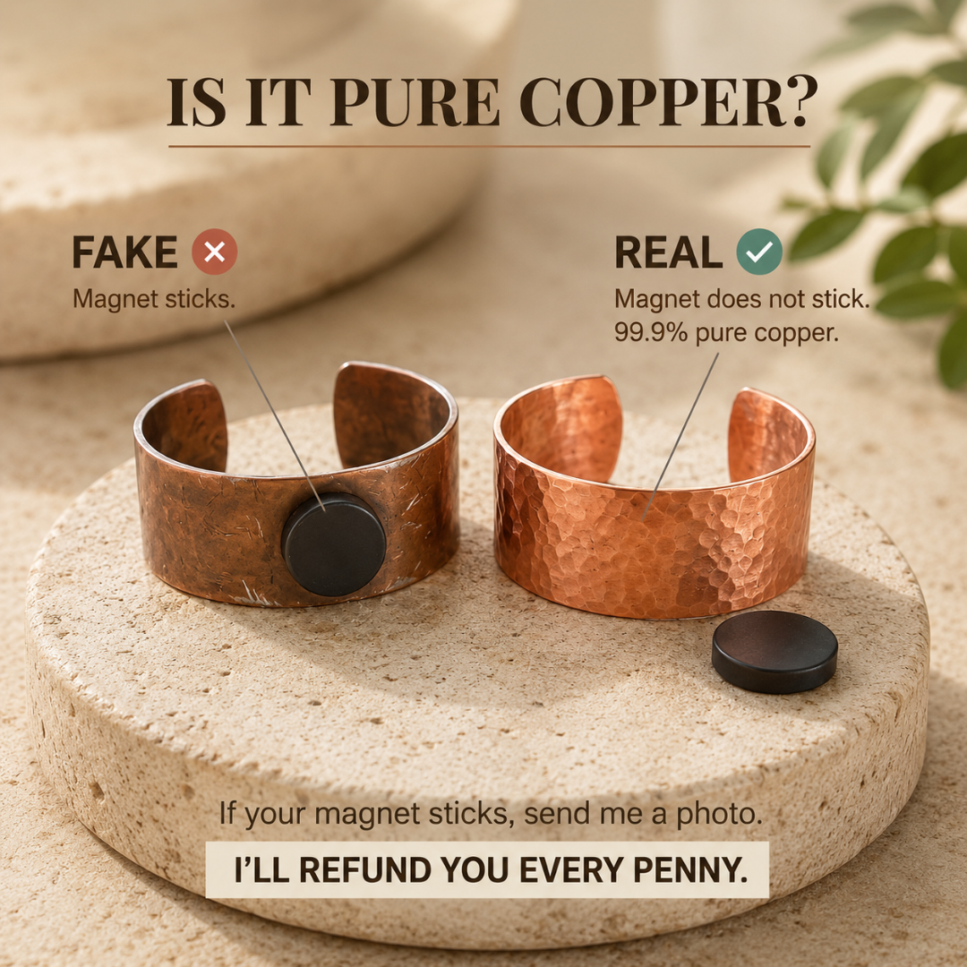 Mary's Salvia Big Copper Bracelet (kopie)