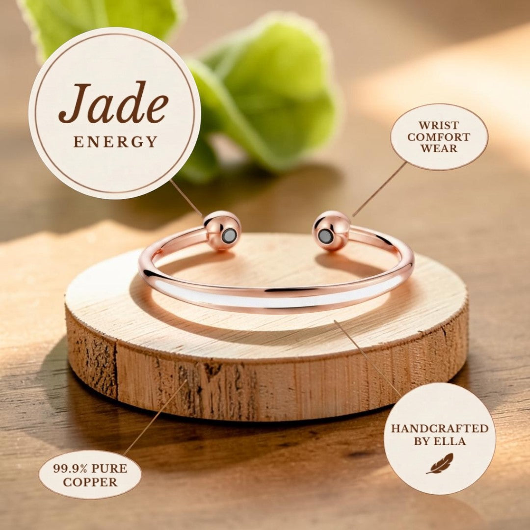 Mary's Jade Copper Bracelet