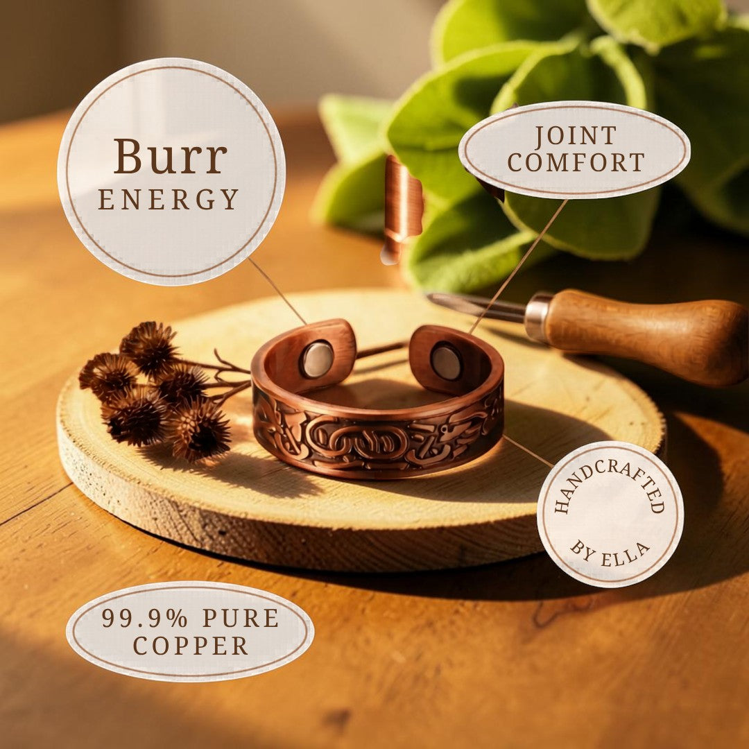 Mary's Burr Copper Ring