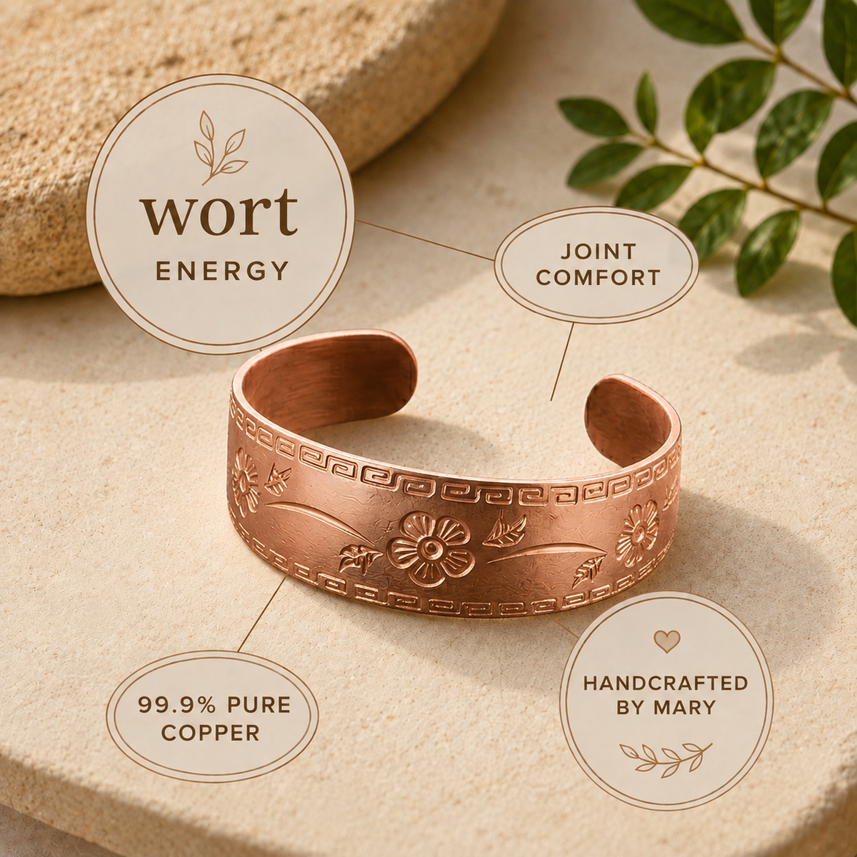 Mary's Aurelia Copper Bracelet