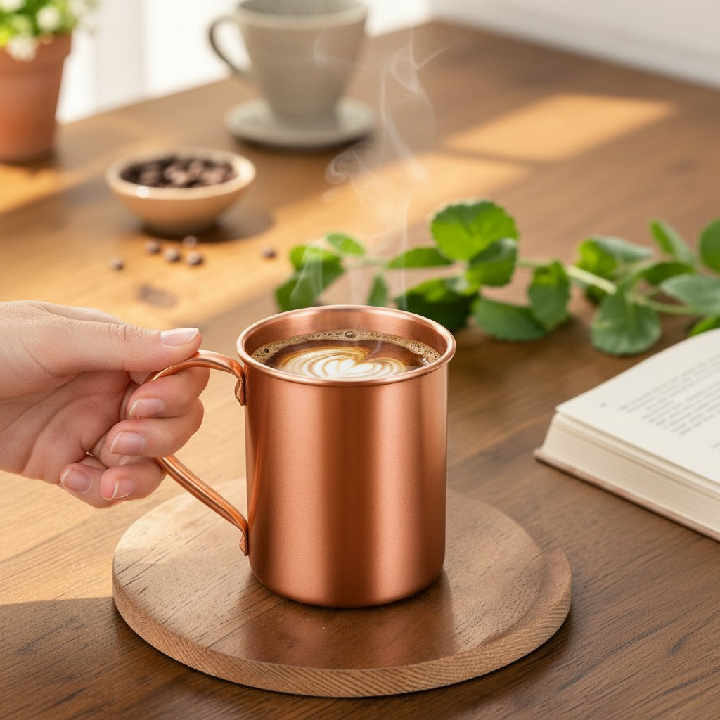 Mary's Copper Plain Mug 450ml