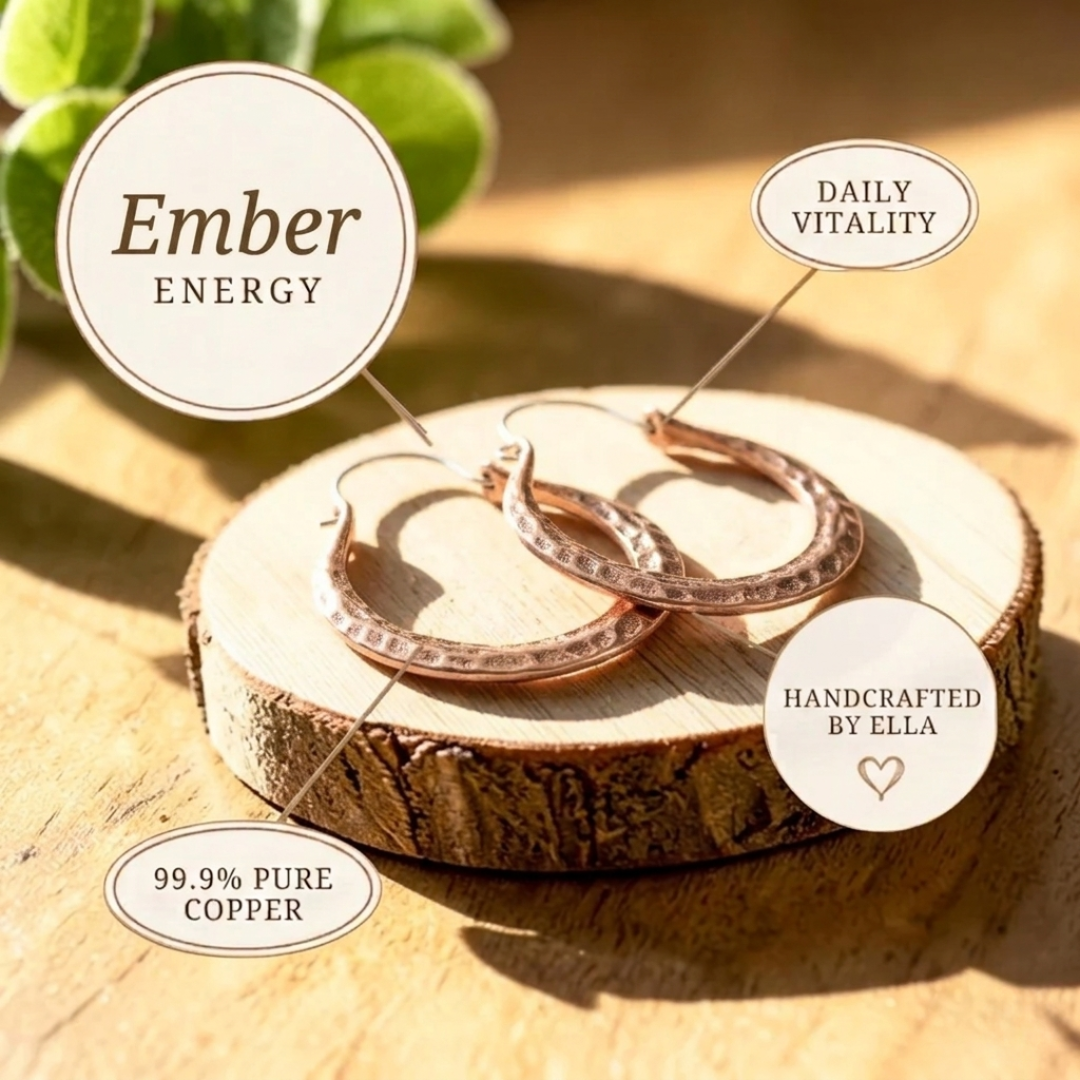 Mary's Ember Copper Earrings