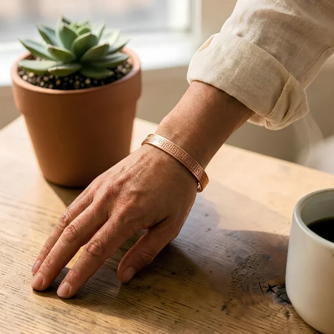 Mary's Farao Copper Ring