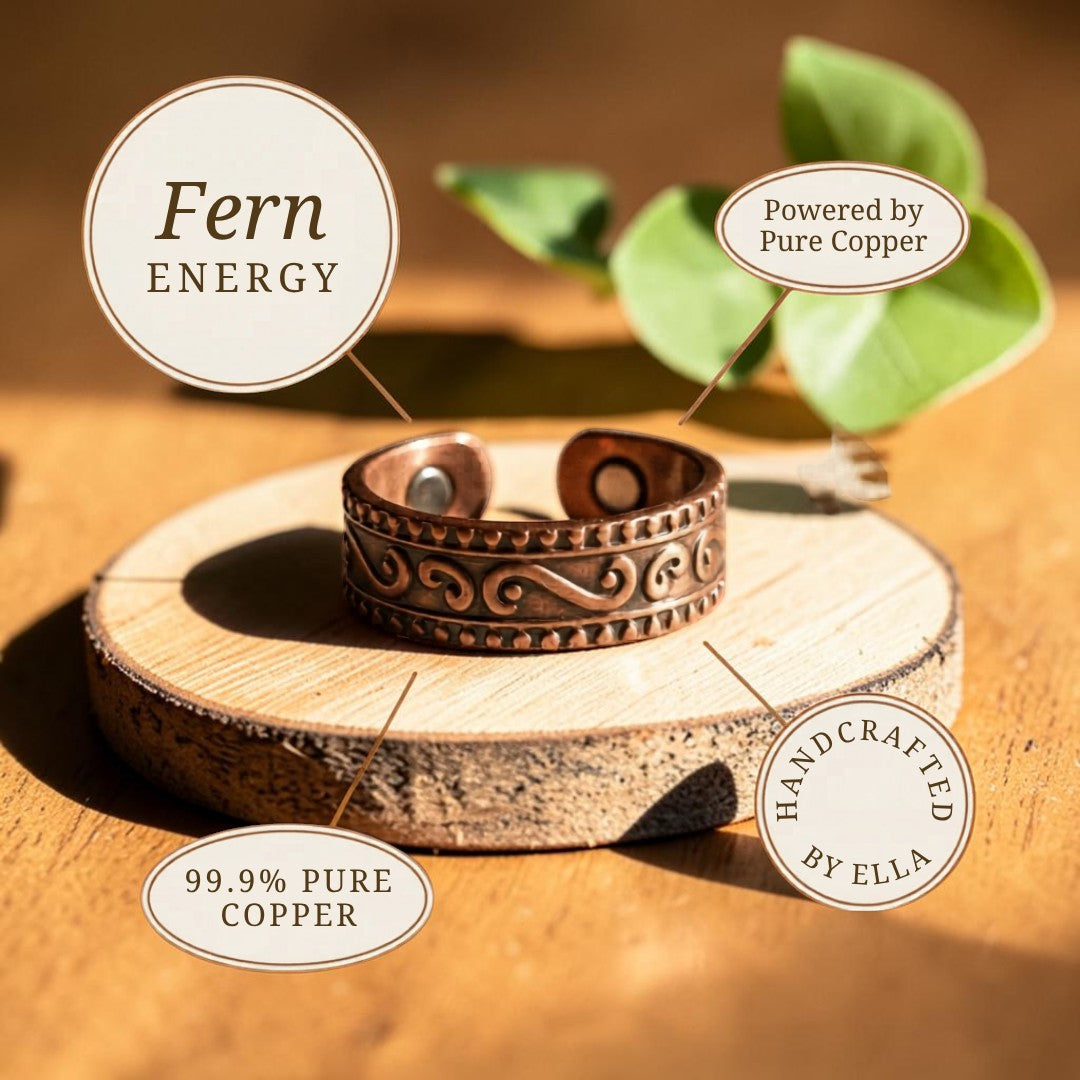 Mary's Fern Copper Ring