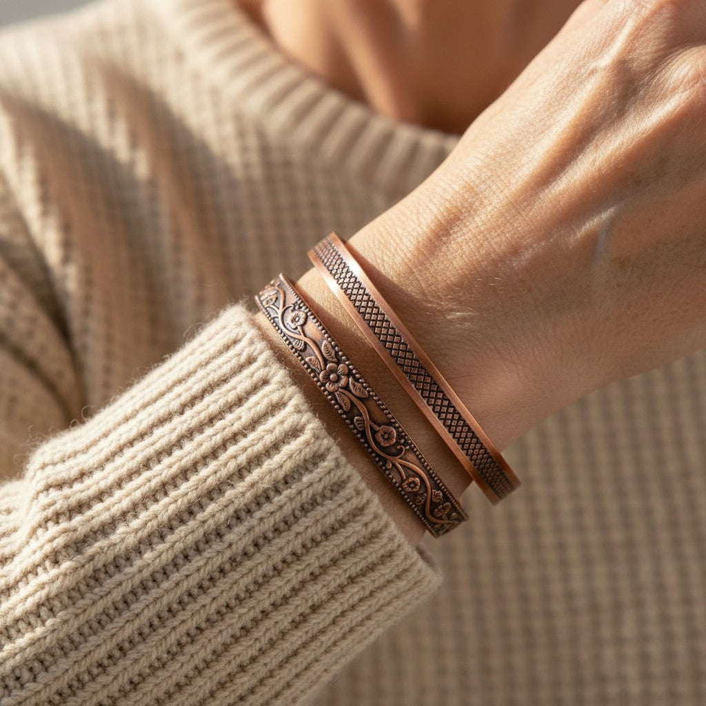 Mary's Forge Copper Bracelet Set