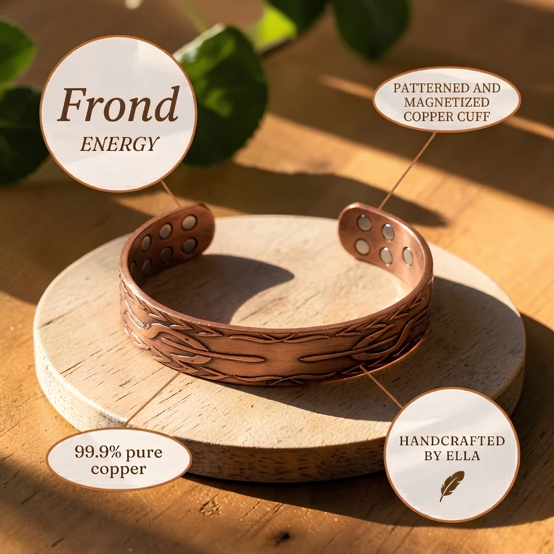 Mary's Frond Copper Bracelet