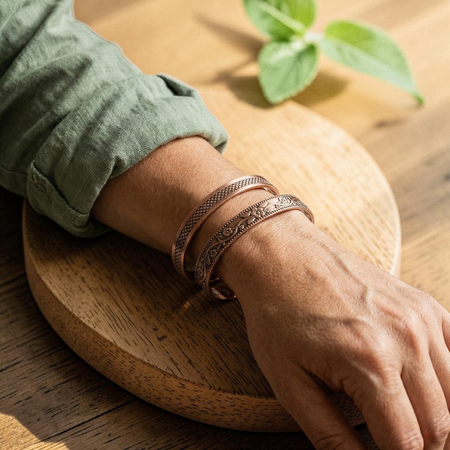 Mary's Forge Copper Bracelet Set