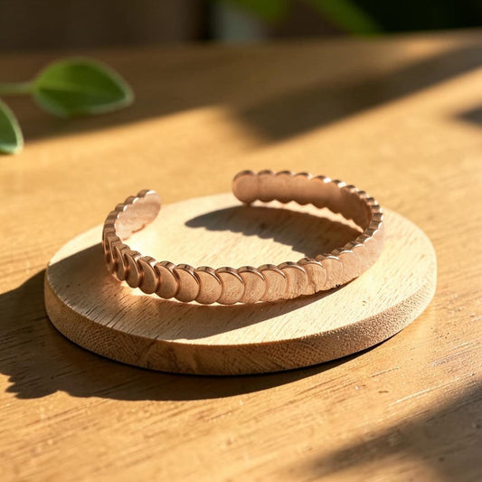 Mary's Tide Copper Bracelet