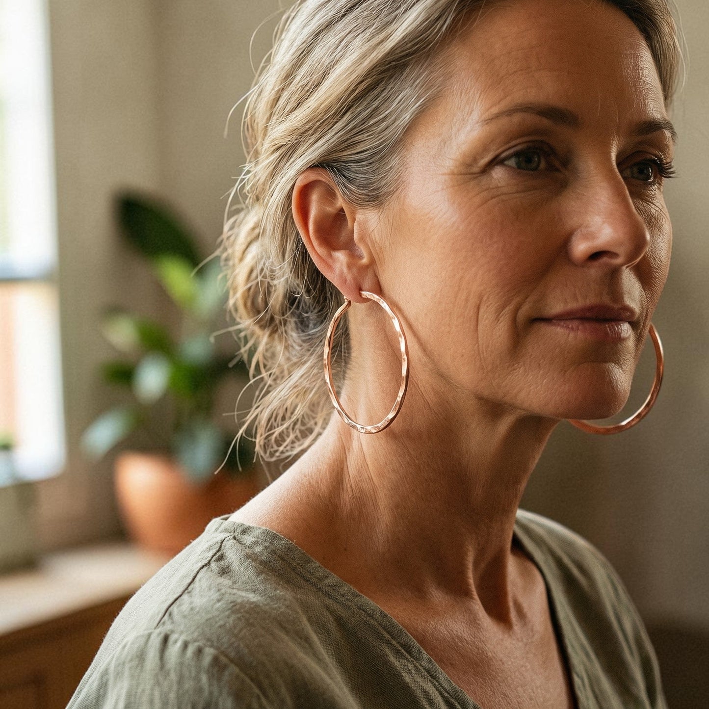 Mary's Willow Copper Earrings