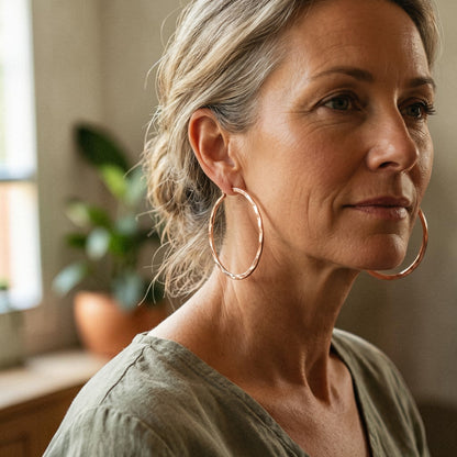 Mary's Willow Copper Earrings