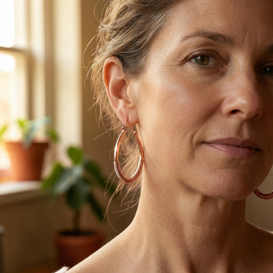 Mary's Creek Copper Earrings