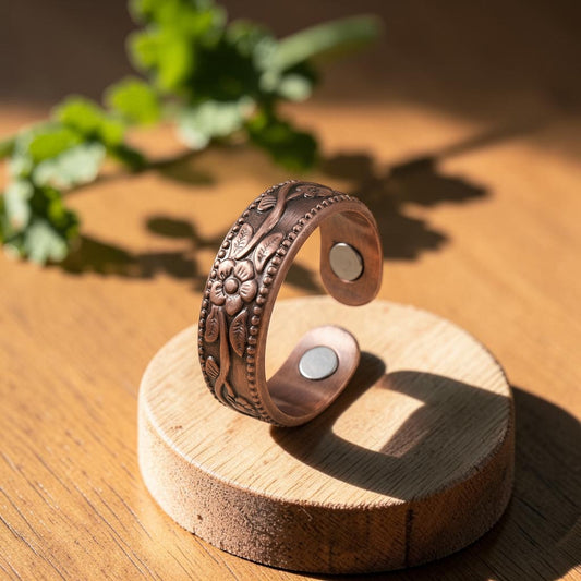 Mary's Petal Copper Ring