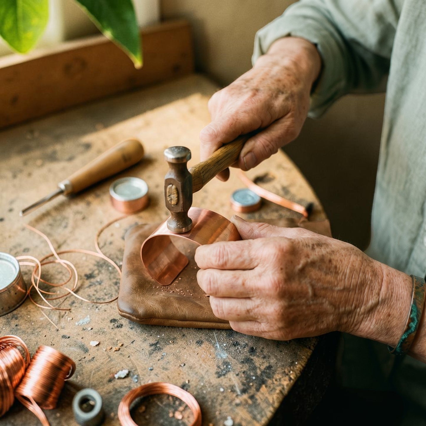 Mary's Ridge Copper Bracelet