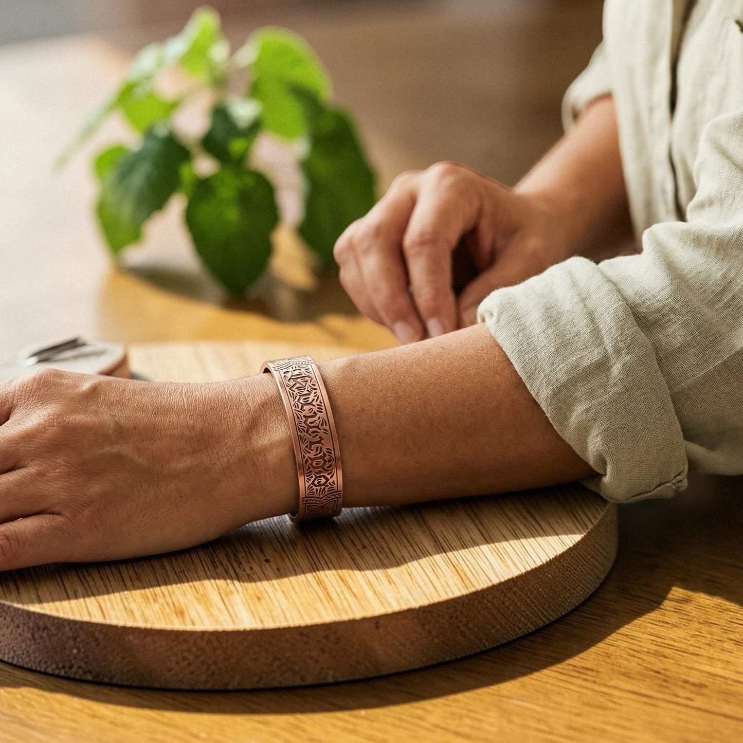 Mary's Drift Copper Bracelet