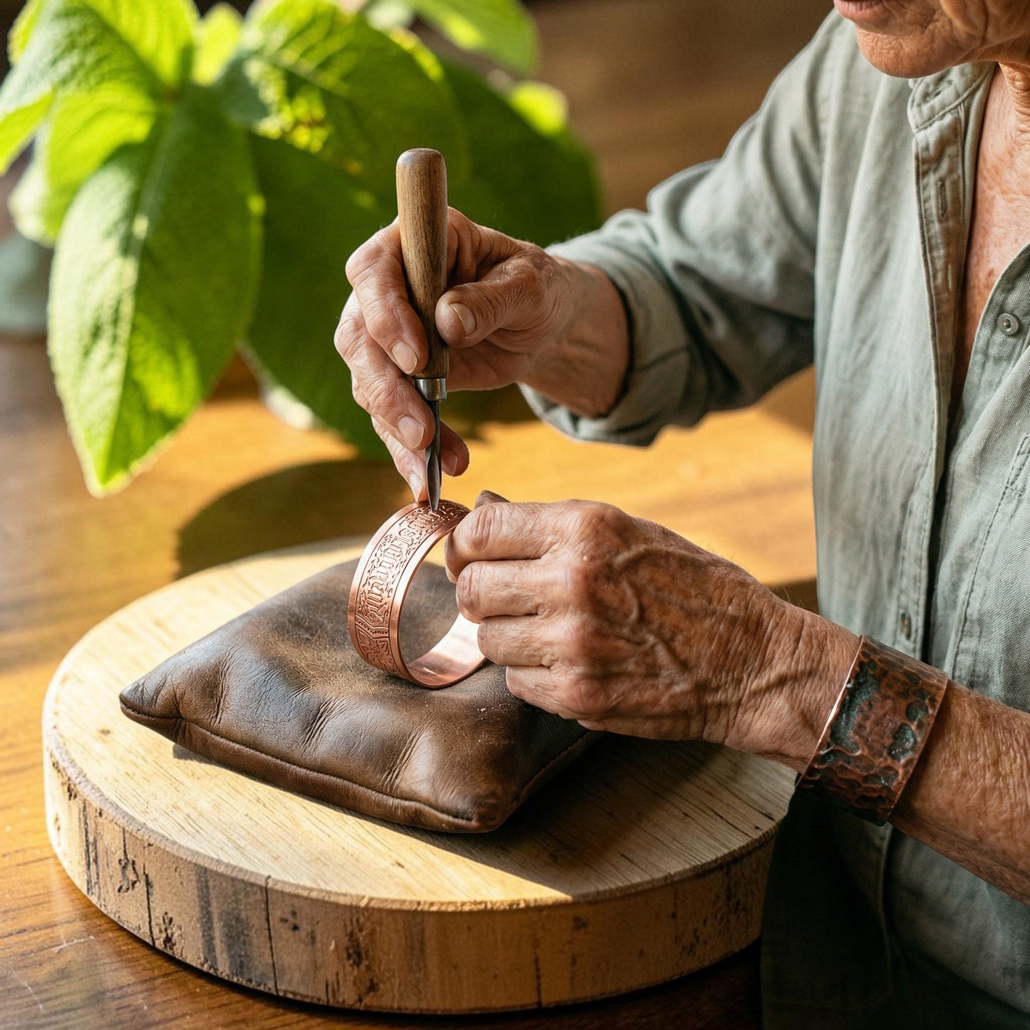 Mary's Drift Copper Bracelet
