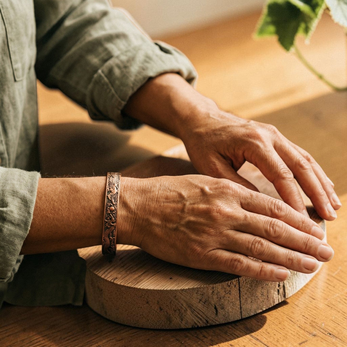 Mary's Loam Copper Bracelet